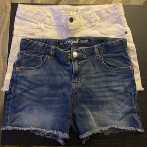 2 pairs - 14/16 Cat & Jack Shorts